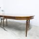 Louis XV round table + 3 extensions 115 cm max 2m50