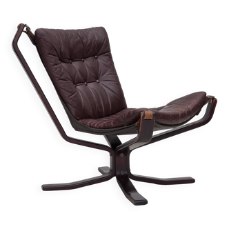 1970s, Norwegian design by Sigurd Ressel, lounge chair, model "Falcon".