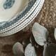 Ensemble cinq assiettes creuses terre de fer"Allez Frères"