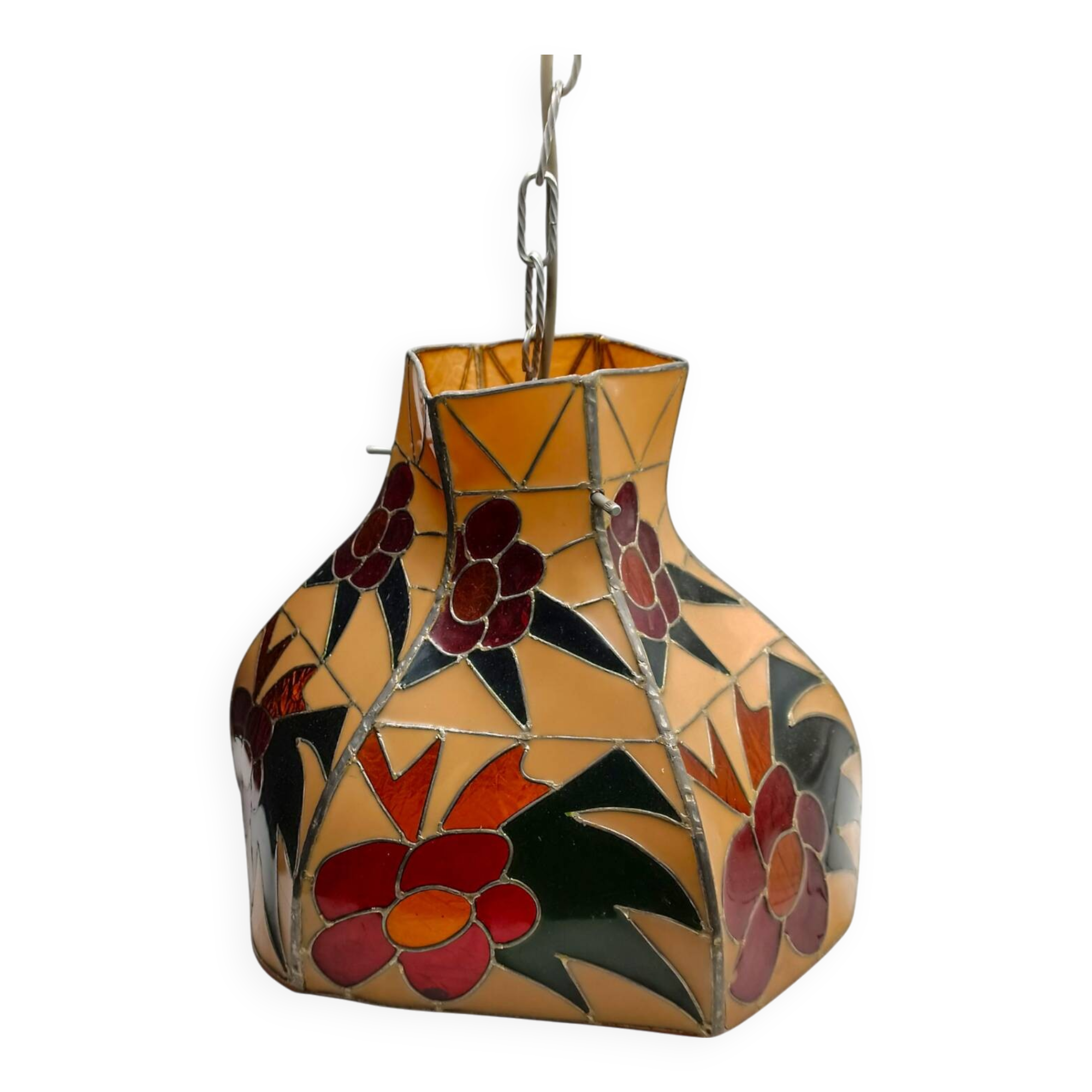 Vintage Tiffany Style Ceiling Lamp