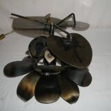 Water lily table lamp - Jansen style from the 70s