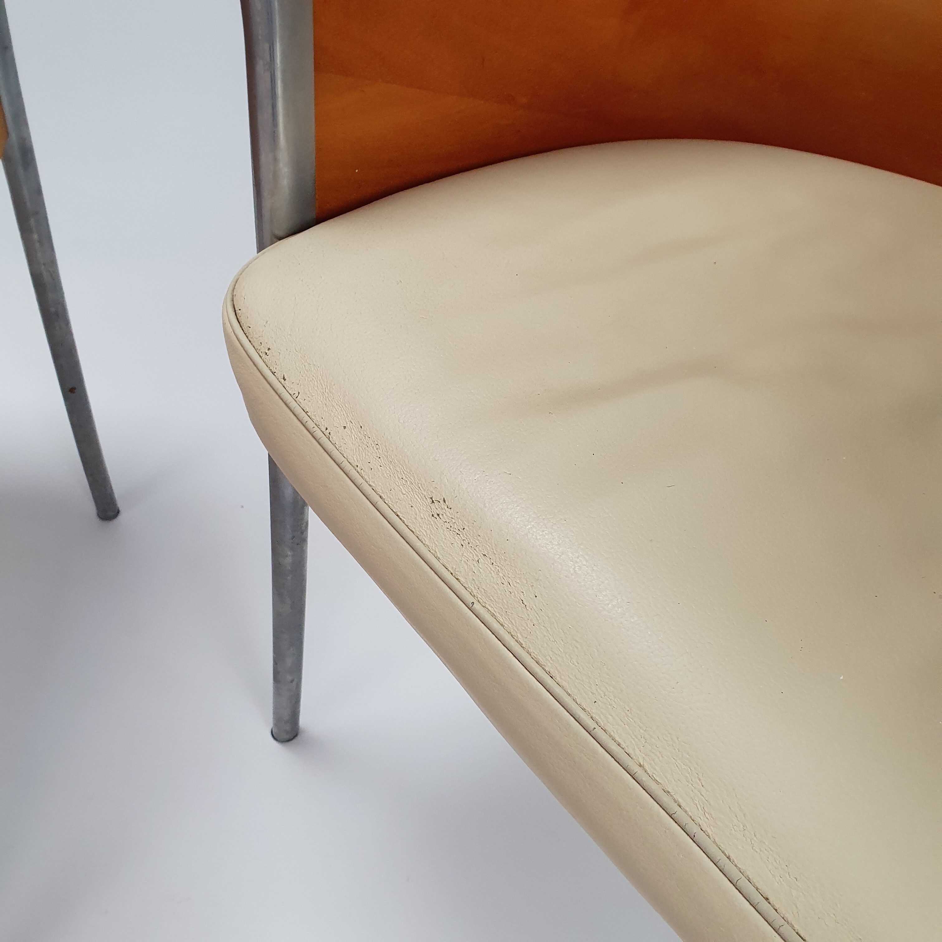 Set of 4 King Costes Dining chairs by Philippe Starck for Aleph, 1980s