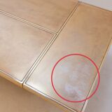 Vintage Belgo Chrome sliding coffee table with hidden bar - 1970s