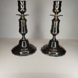 Pair of Saint Medard candlesticks