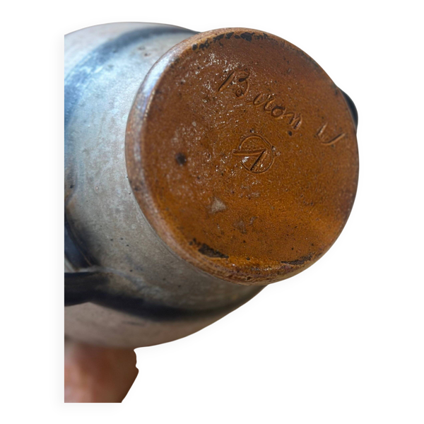 Amphore sculpturale vintage années 70 - grès