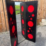 Vintage retro screen with mirror
