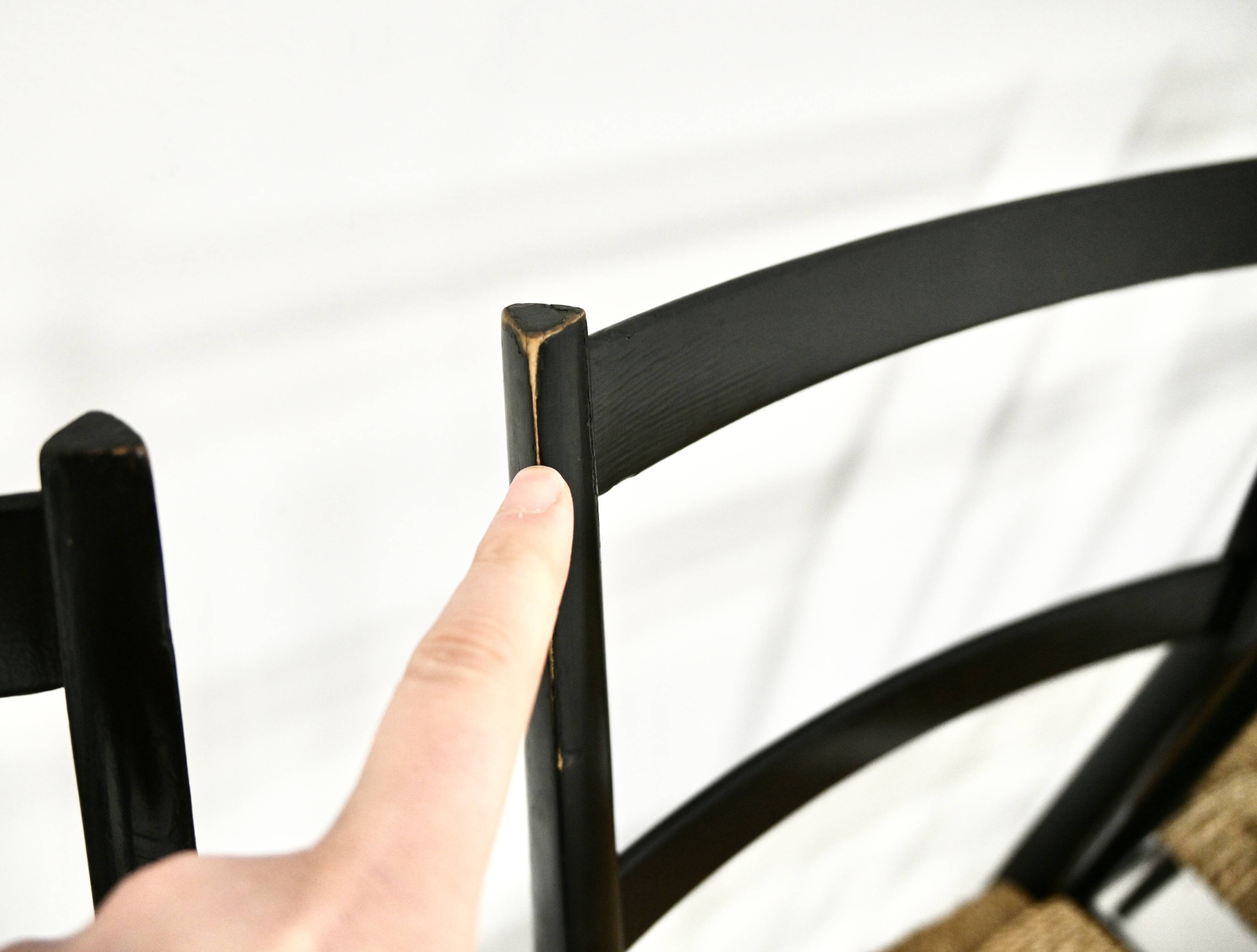 Set of 6 “Superleggera” Chairs by Gio Ponti for Cassina, 1950s