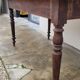 Antique Louis Philippe style farmhouse bistro table
