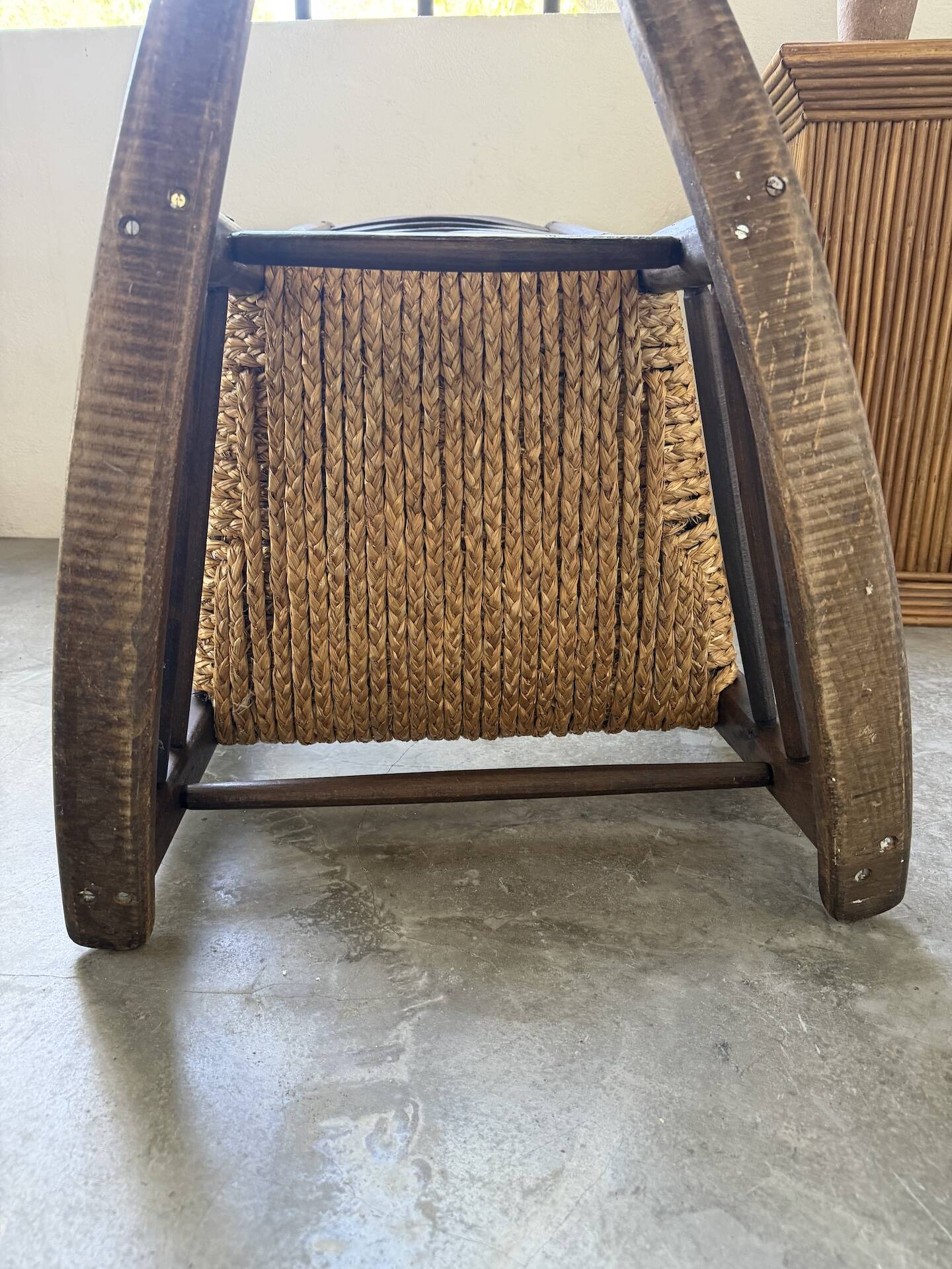 Rocking chair 1900 France cord