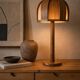 Lampe GB Solbacken Svarveri Suède circa 1970