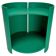 Green Gea Bedside Table attributed to Takahama for Gavina, Italy, 1961