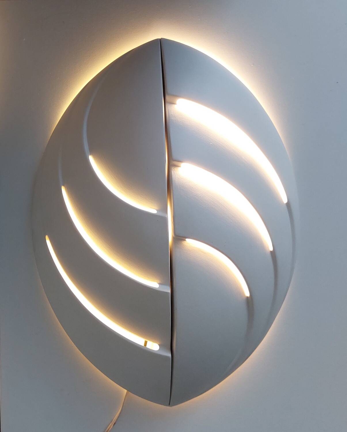 Large designer wall light