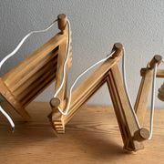Vintage Scandinavian scissors wall light