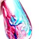Vase Murano Sommerso OBALL -  Or - Étiqueté - H30cm - 3,5kg - Neuf