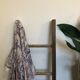 Solid wood ladder