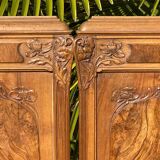 Paire de Lits Style Art Nouveau