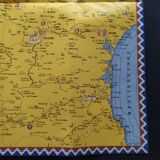Map of the region of Toulouse