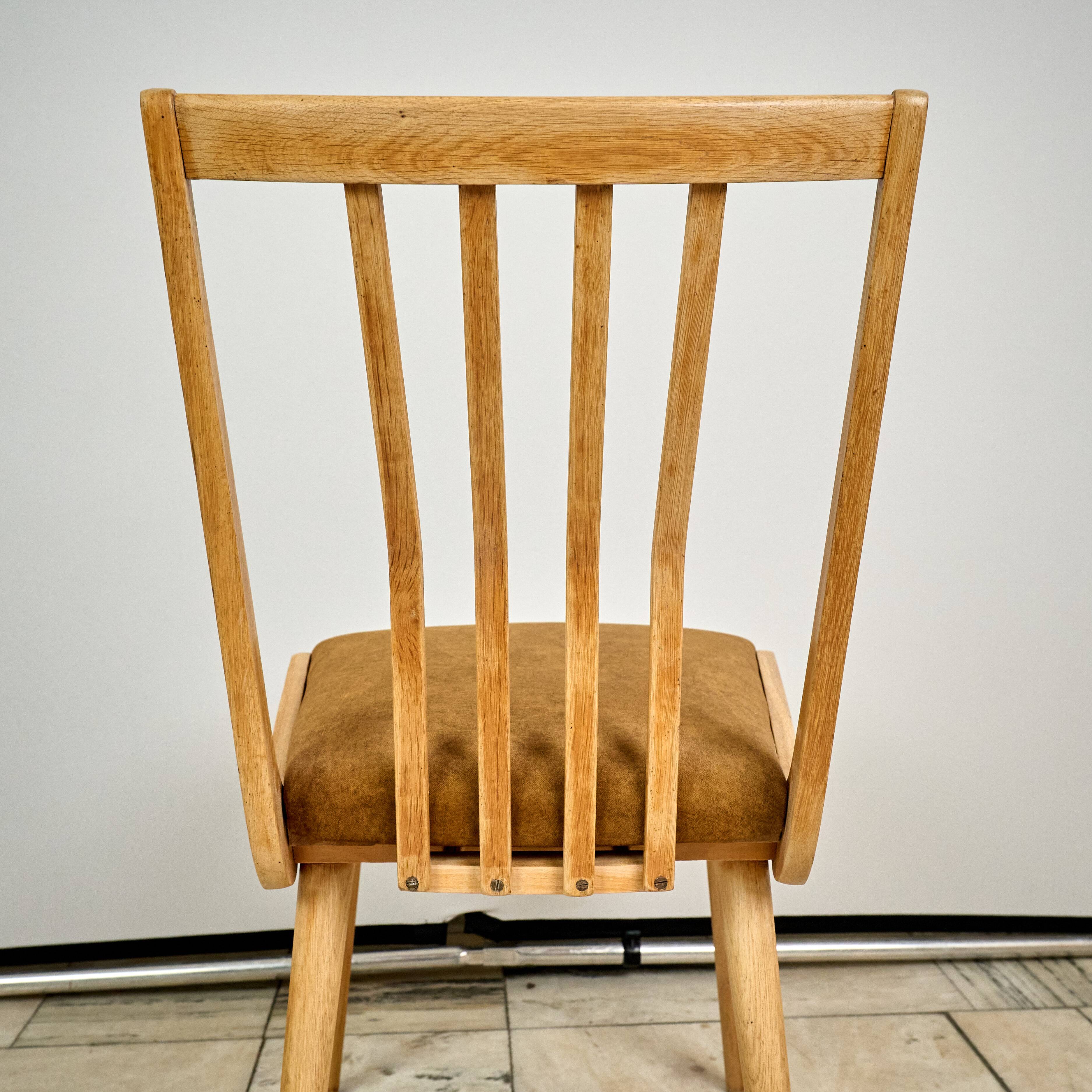 Set of 2 Dining Chairs, 1960s, Czechoslovakia