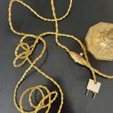 art deco brass lamp