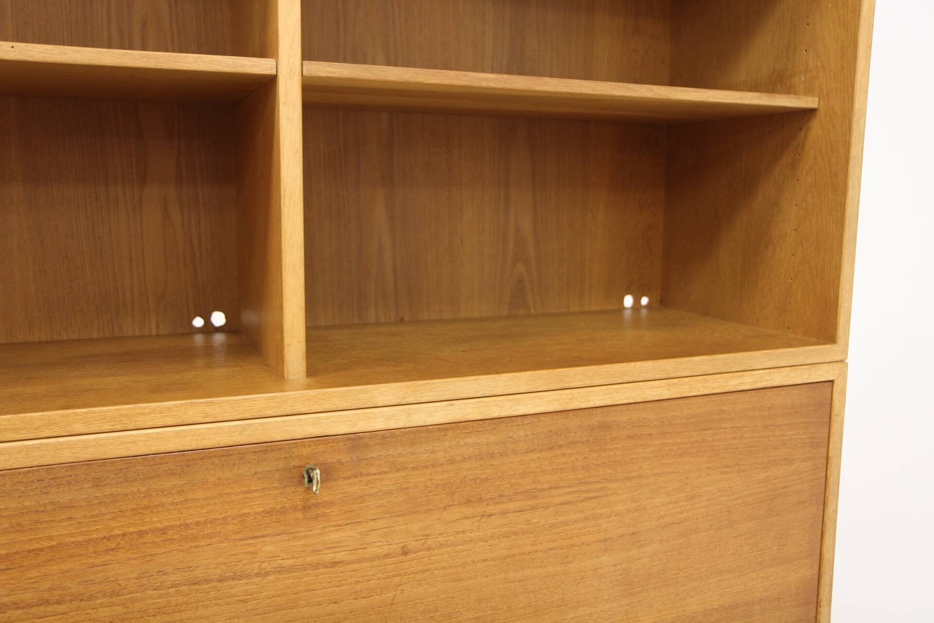 Scandinavian oak secretary Öresund, Børge Mogensen, Sweden, 1960