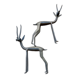 Gazelle laiton vintage - lot