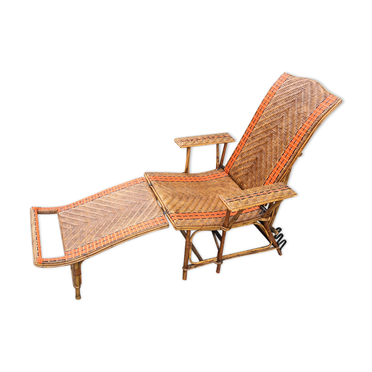 Wicker relax armchair