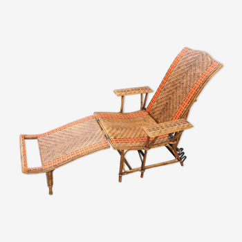 Wicker relax armchair