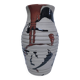 vase grès glaçure tenmoku signé cp