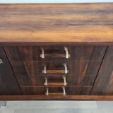 Large modernist rosewood sideboard, Scandinavian design, 1970s vintage