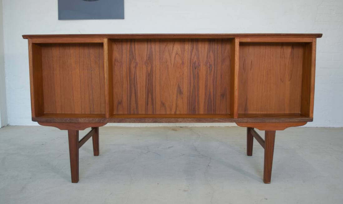 Danish Teak 7-Drawer Desk, 1960s.