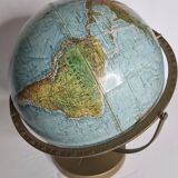 Globe in relief, Scan-Globe Denmark, gyroscope, 30 cm