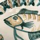 Plat Robert Picault Vallauris décor au poisson