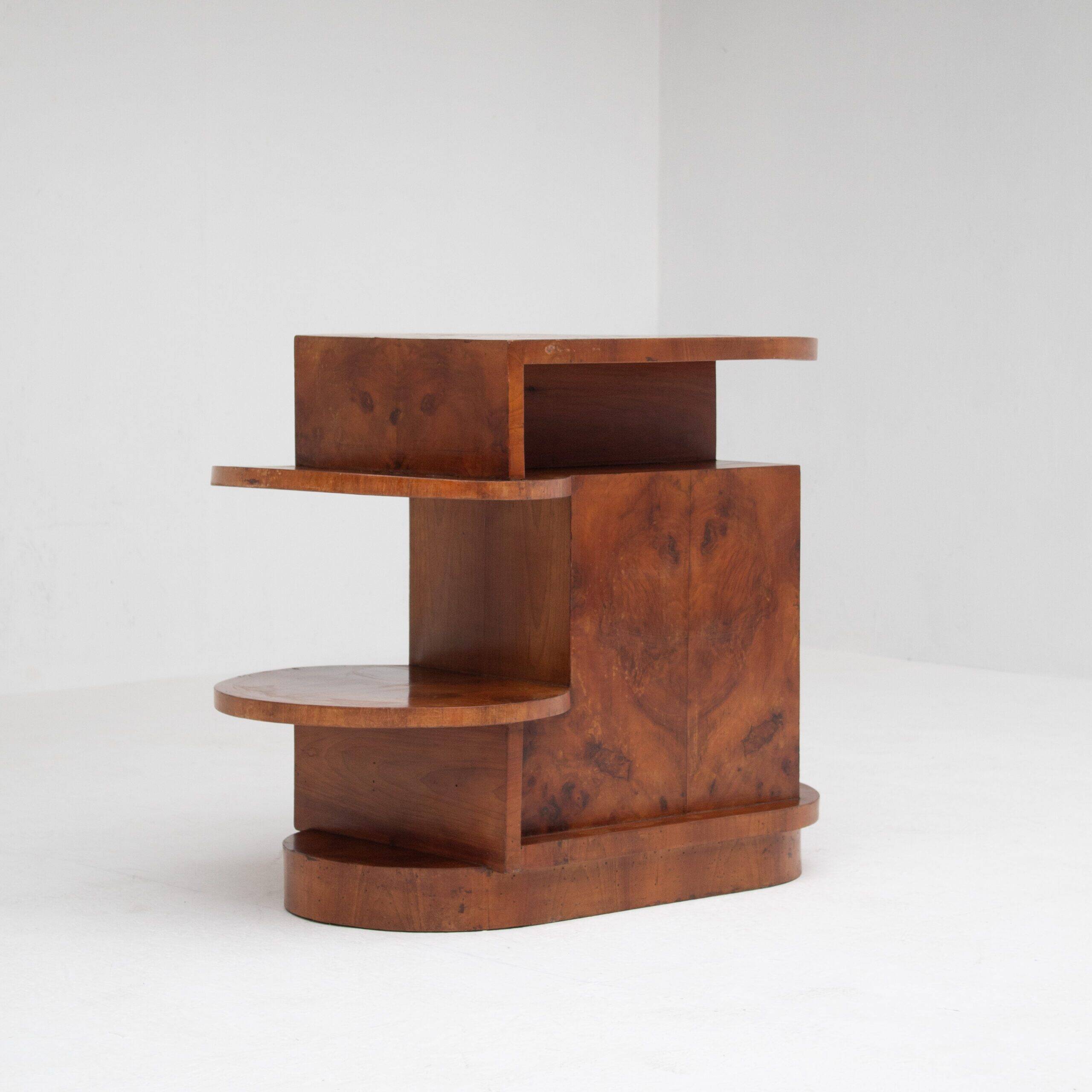 Art Deco etagere shelf unit