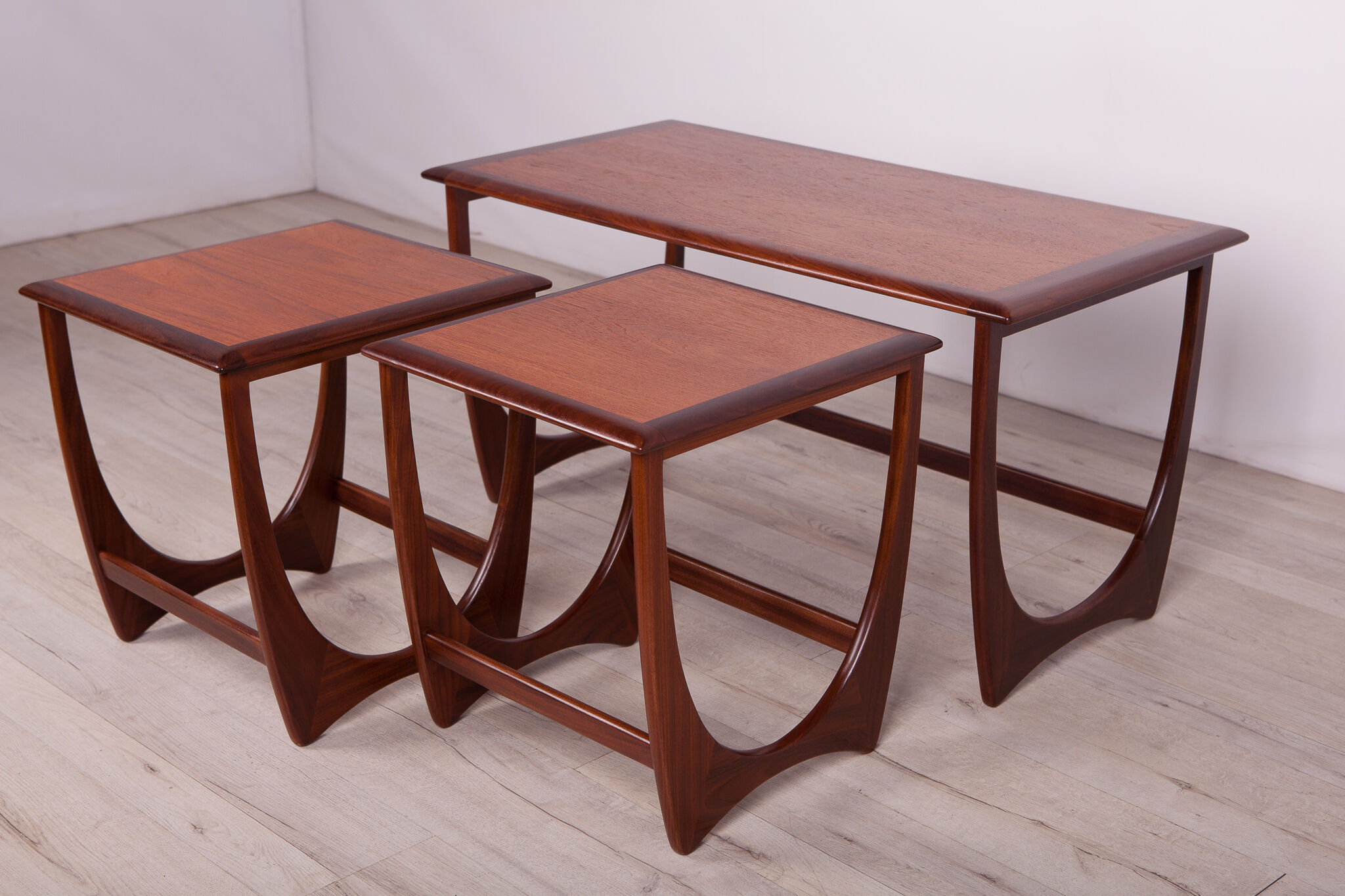 Nesting tables by victor wilkins for g-plan, 1960s, set of 3