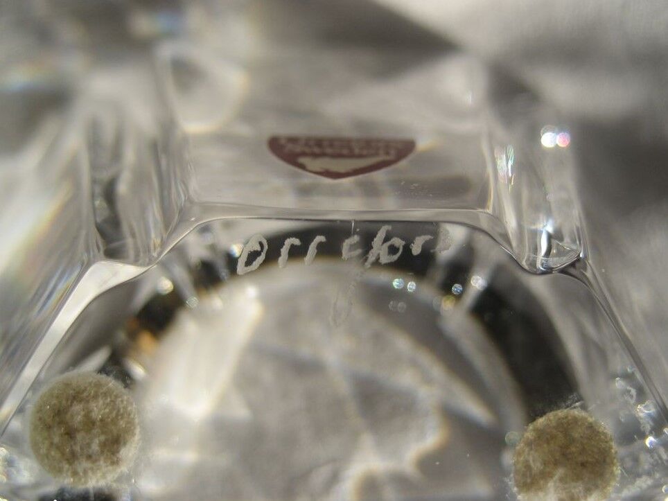 Orrefors vintage swedish cut crystal cup