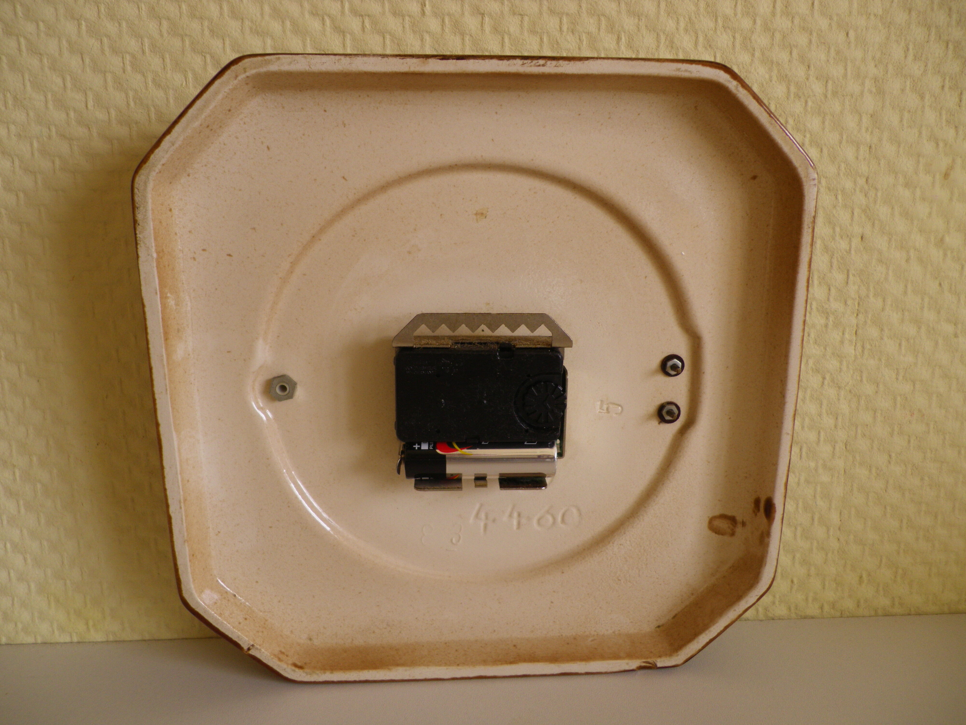 Enamel ceramic pendule/clock - Mark Peter - Germany