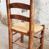 4 brutalist chairs 50s