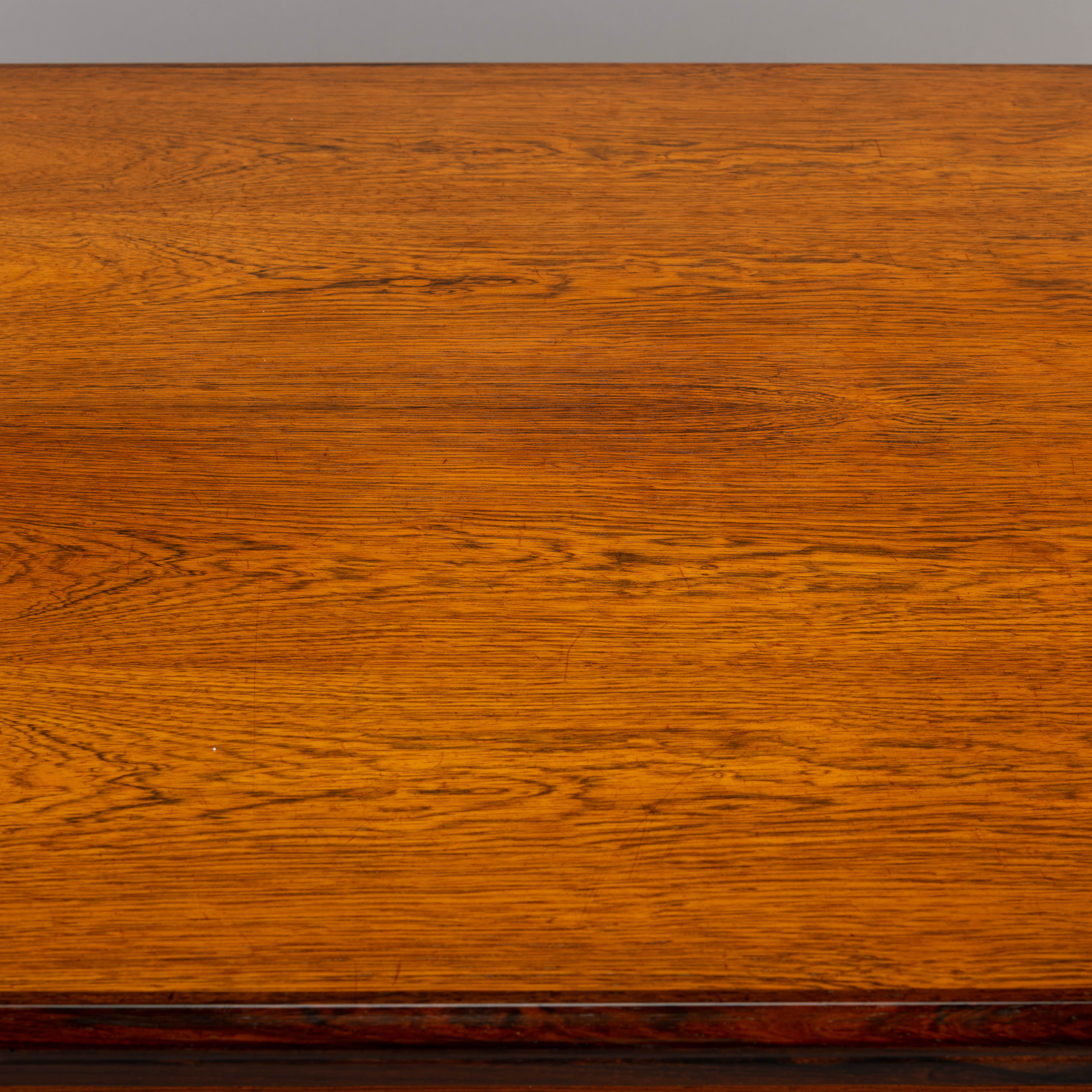 Danish rosewood dining table designed and made by Jens Aerthoj Jensen & Tage Molholm, 1960s