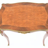 In-bookmarked living room table