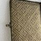 Vintage 1930s triptych barber mirror in ivory faux leather Art Deco - 27 x