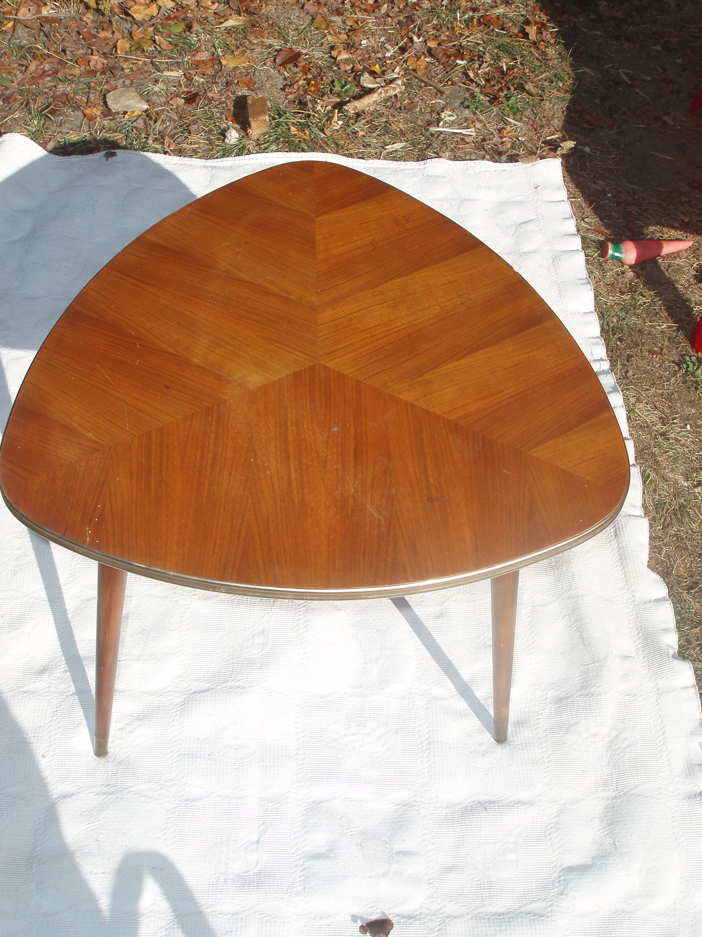 Table tripod triangular vintage extra