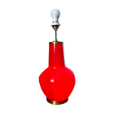 Backlit red lamp foot 1980