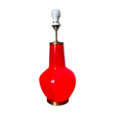 Backlit red lamp foot 1980
