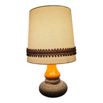 Lampe à poser en céramique fat lava ,vintage, West germany 1960-70