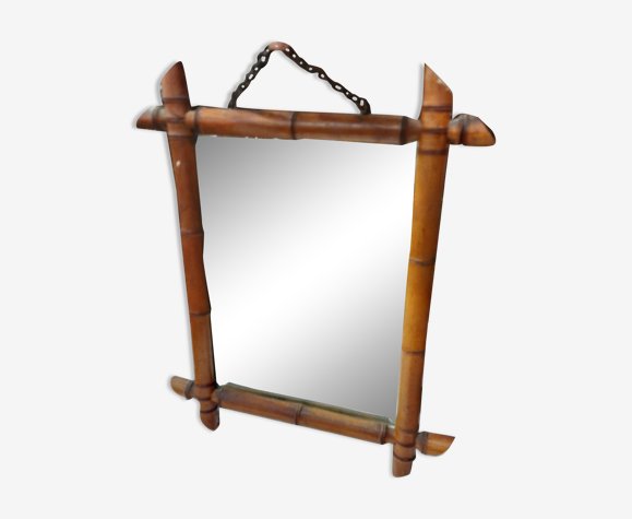 Miroir rectangle Bambou