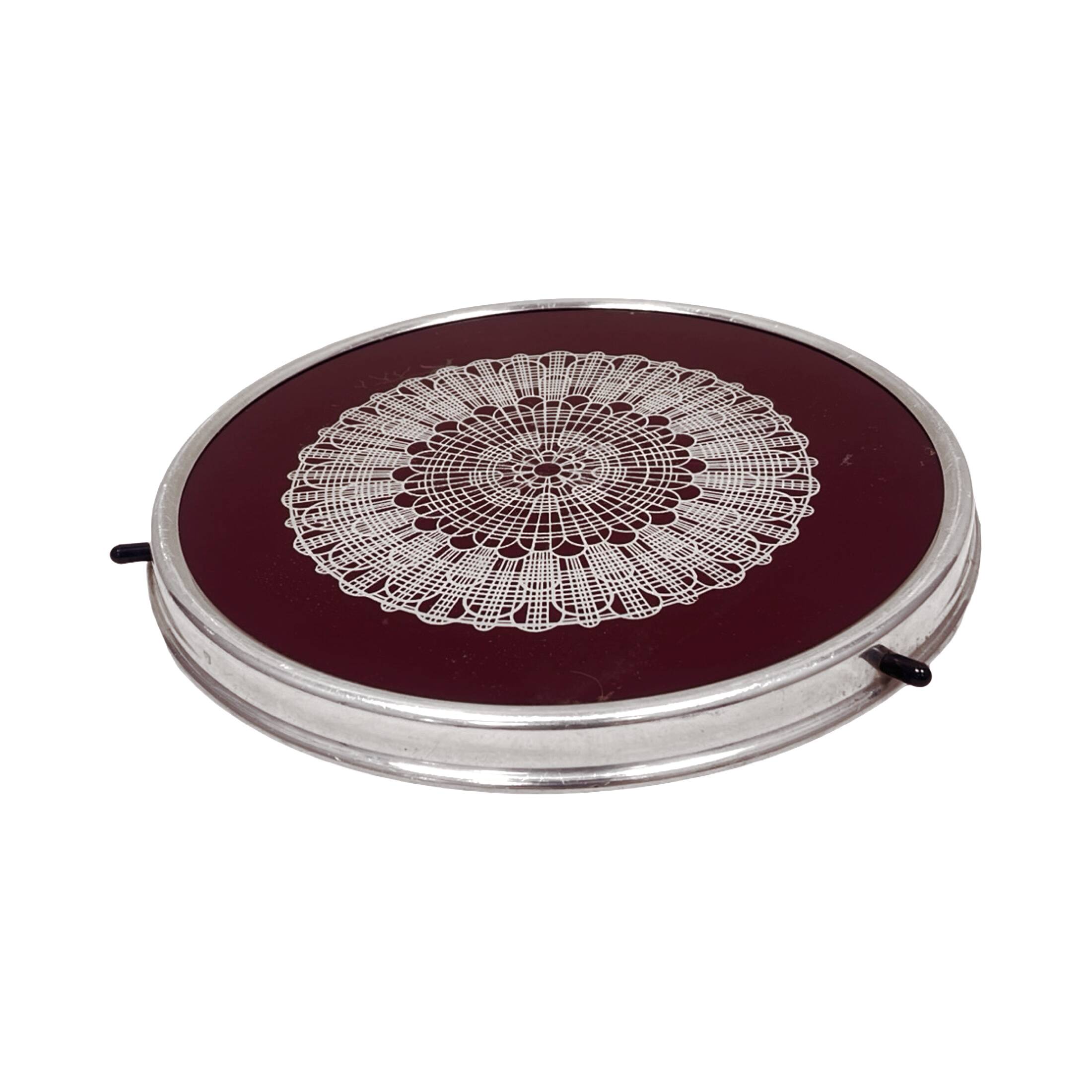 GOSMET Bydgoszcz Rotating Serving Tray – 1970s Vintage (PRL Era)