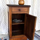 Vintage solid wood bedside table