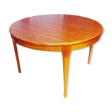 Scandinavian dining table in teak Tricoire and Vecchione 1960