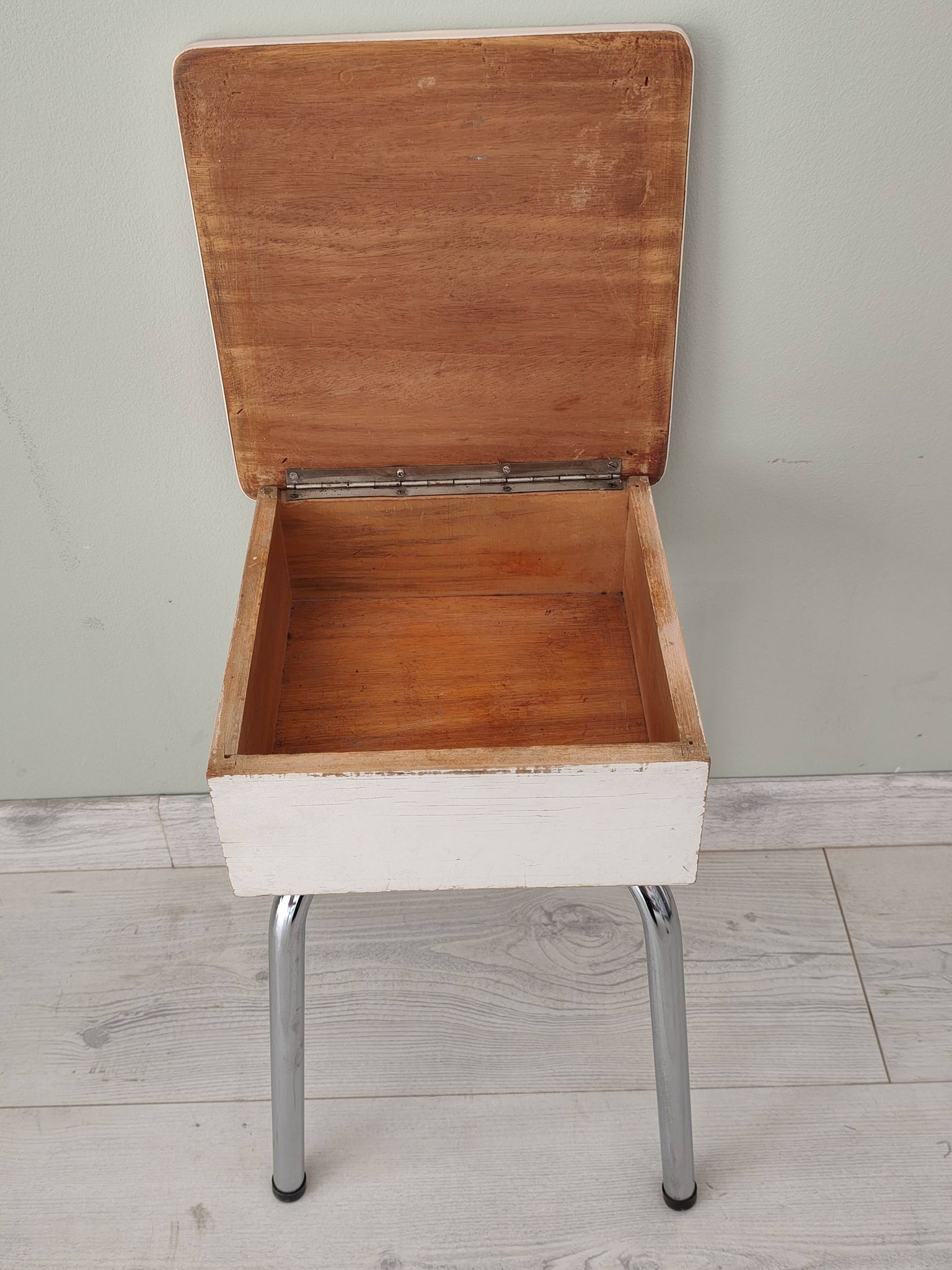 Vintage storage stool