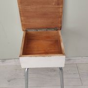 Vintage storage stool